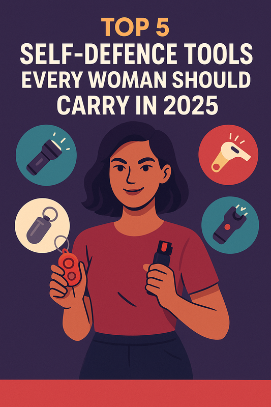 Top 5 Self-Defence Tools Every Woman Should Carry in 2025