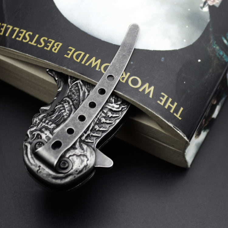 Outdoor Self-defense Camping Pocket Knife On Guard Everywhere