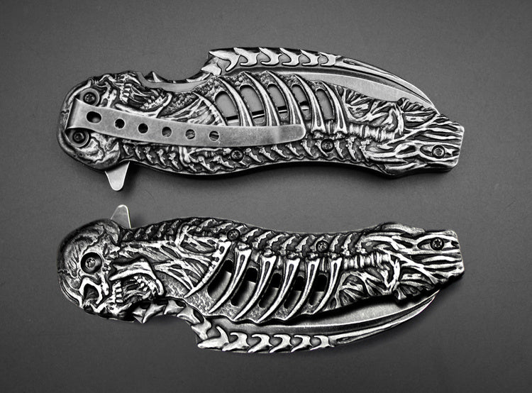 Outdoor Self-defense Camping Pocket Knife On Guard Everywhere