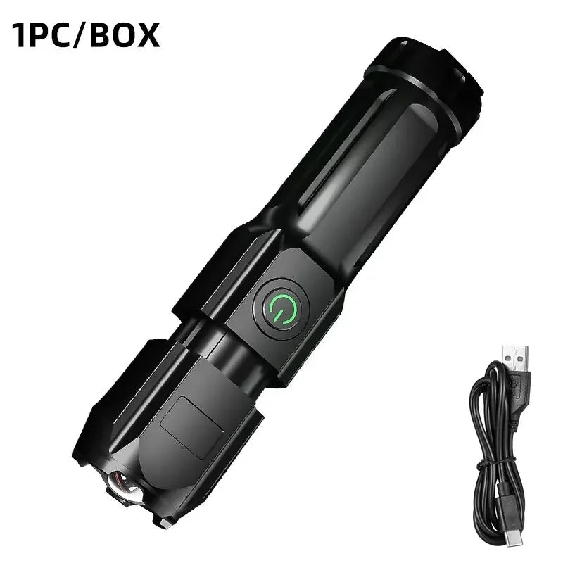 Edc Flashlight Powerful Self Defense Gadget Super Strong Flashlight High Power Self-defense Supplies Led Denfense Products Tools On Guard Everywhere