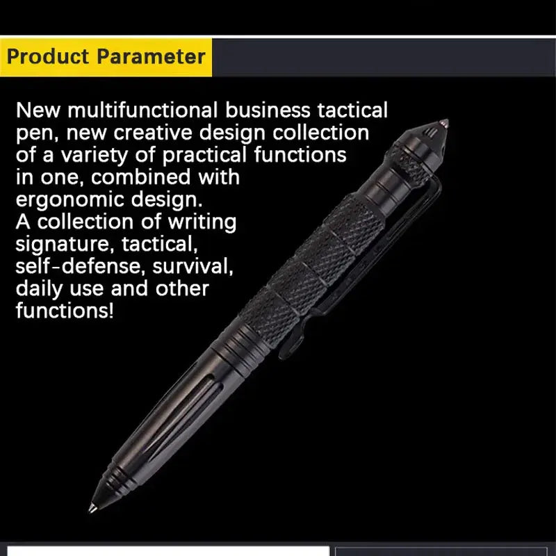 Multi-Function Tactical Pen Quality Steel Non-Slip Portable Self-Defense Aluminum Glass Breaker Survival Tool Writable On Guard Everywhere