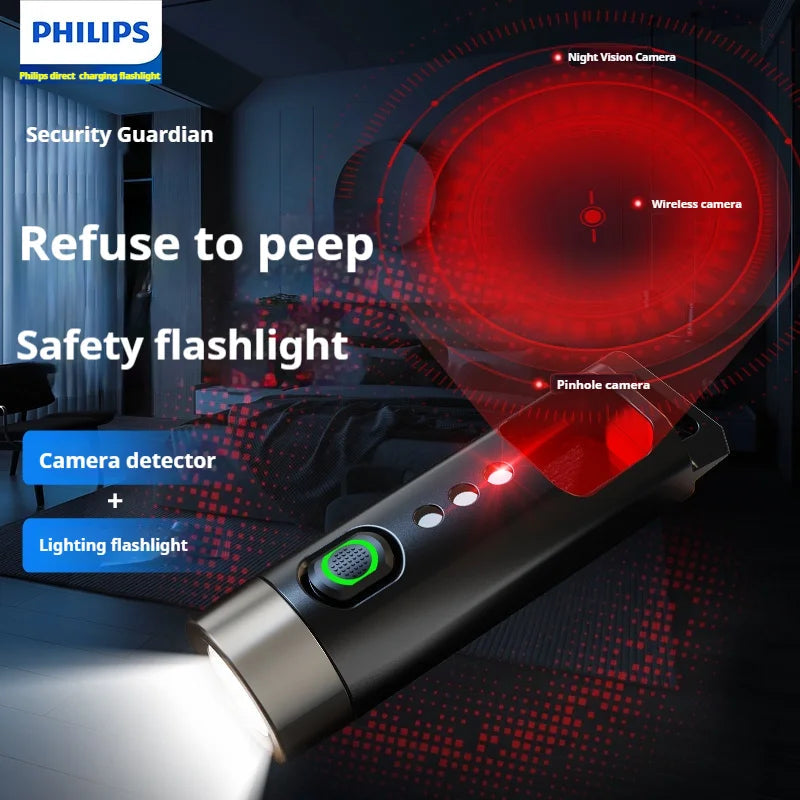 Philips new SFL1121P Portable rechargeable led lamp EDC flashlight can be used for camera inspection self defense On Guard Everywhere