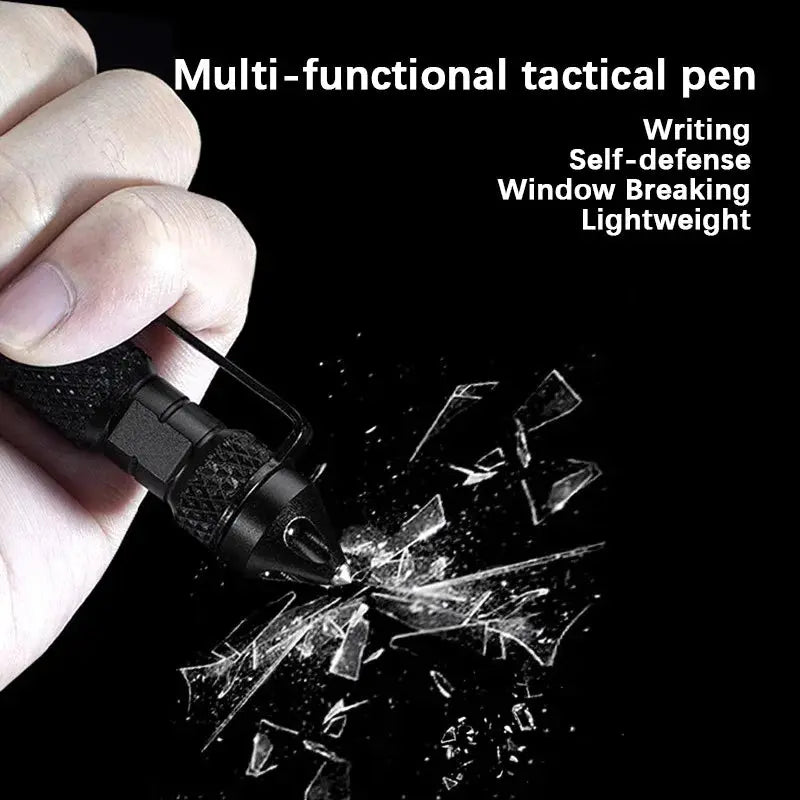 Multi-Function Tactical Pen Quality Steel Non-Slip Portable Self-Defense Aluminum Glass Breaker Survival Tool Writable On Guard Everywhere
