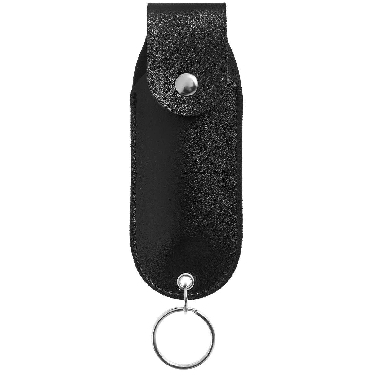 Pepper Spray Pouch PU Leather Pepper Spray Holster Mini Portable Top Flap Pepper Spray Holder Self Defense Spray Keychain On Guard Everywhere
