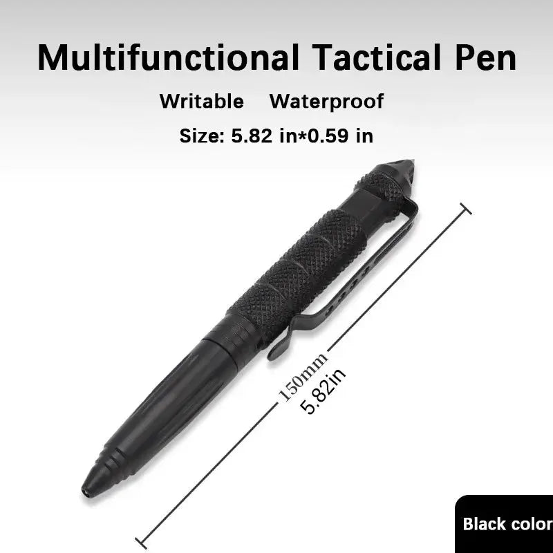 Multi-Function Tactical Pen Quality Steel Non-Slip Portable Self-Defense Aluminum Glass Breaker Survival Tool Writable On Guard Everywhere