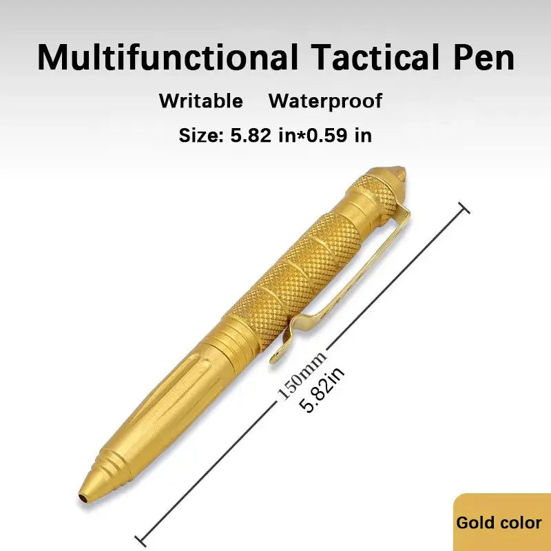Multi-Function Tactical Pen Quality Steel Non-Slip Portable Self-Defense Aluminum Glass Breaker Survival Tool Writable On Guard Everywhere