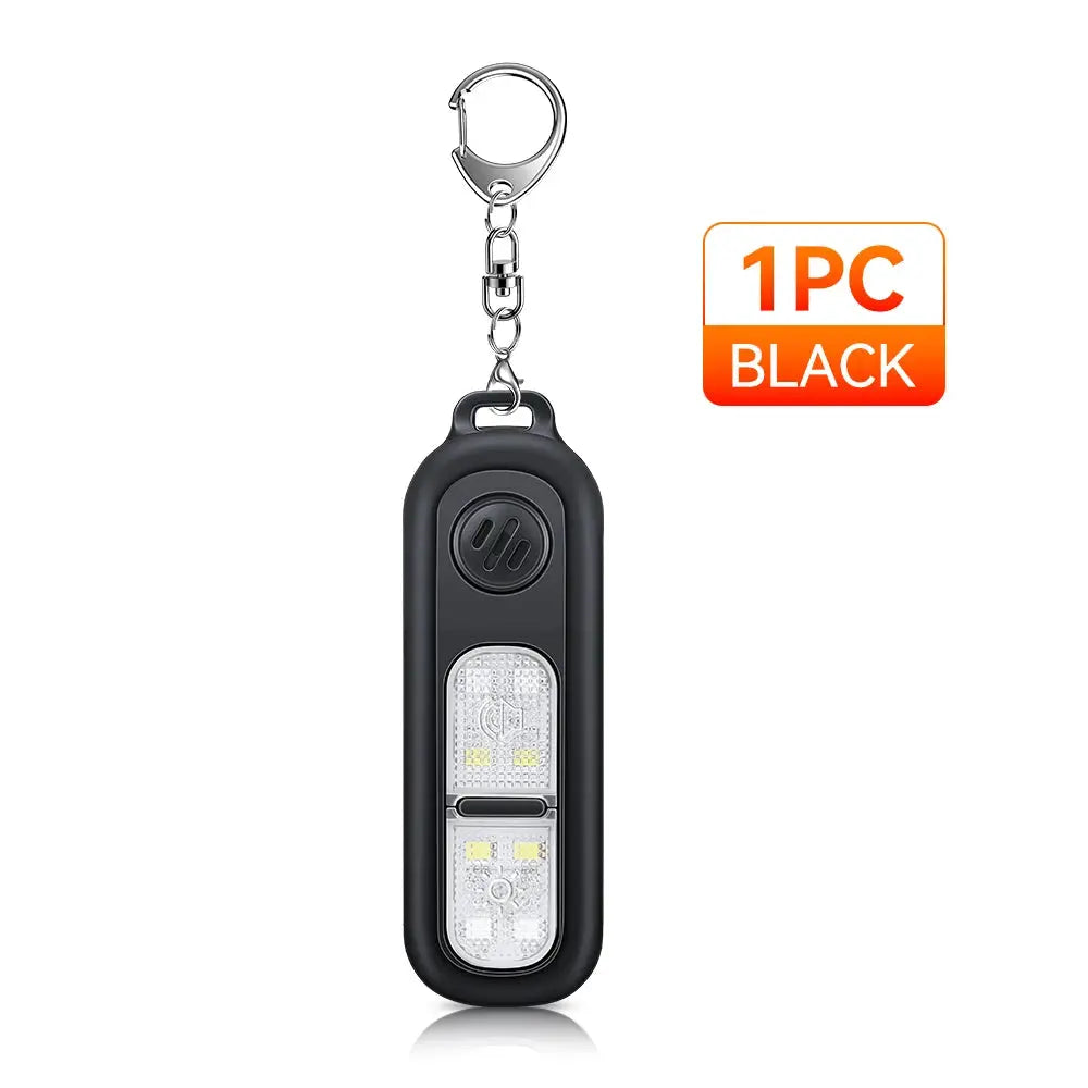 Wsdcam Rechargeable Keychain Alarm for Women Self Defense Alarm with LED Light 130 dB Loud SOS Emergency Safety Alert Device On Guard Everywhere