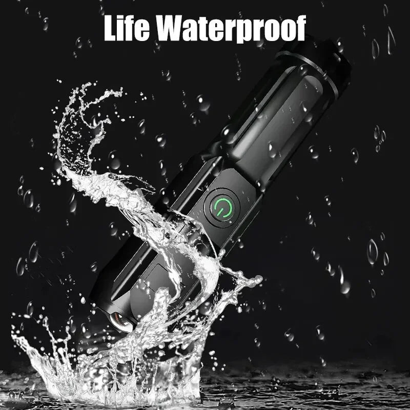 Edc Flashlight Powerful Self Defense Gadget Super Strong Flashlight High Power Self-defense Supplies Led Denfense Products Tools On Guard Everywhere