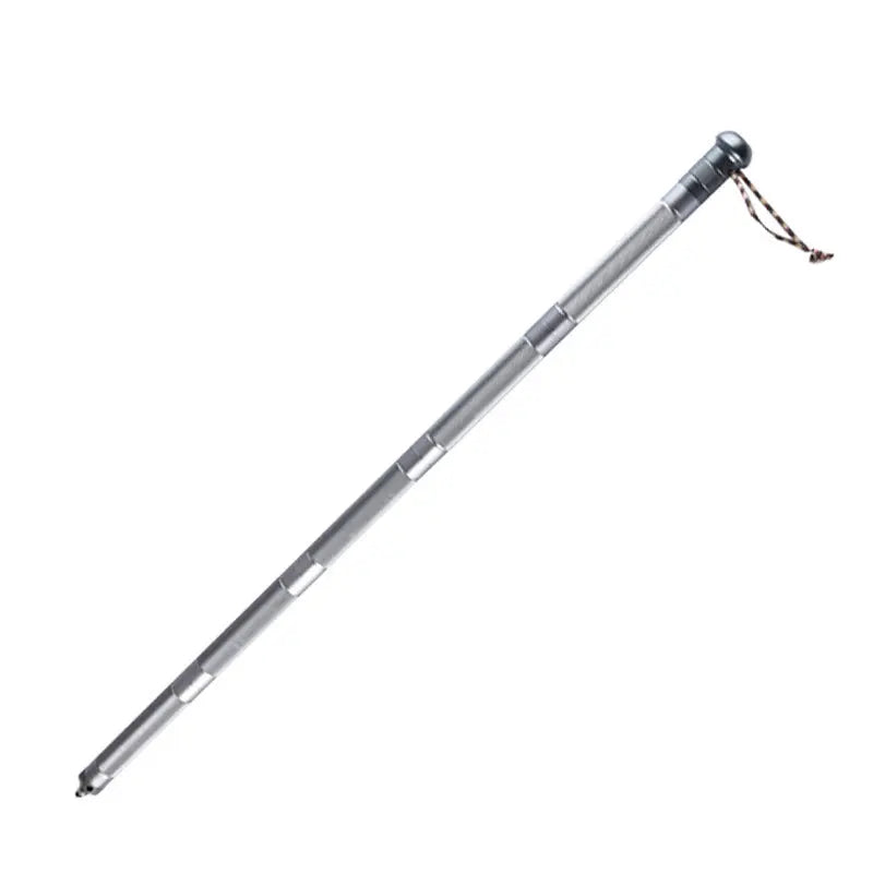 Outdoor Folding Self-defense Survival Walking Stick Equipment Outdoor Hiking Multifunction Trekking Poles On Guard Everywhere