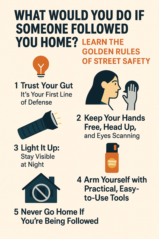 What Would You Do If Someone Followed You Home? Learn the Golden Rules of Street Safety