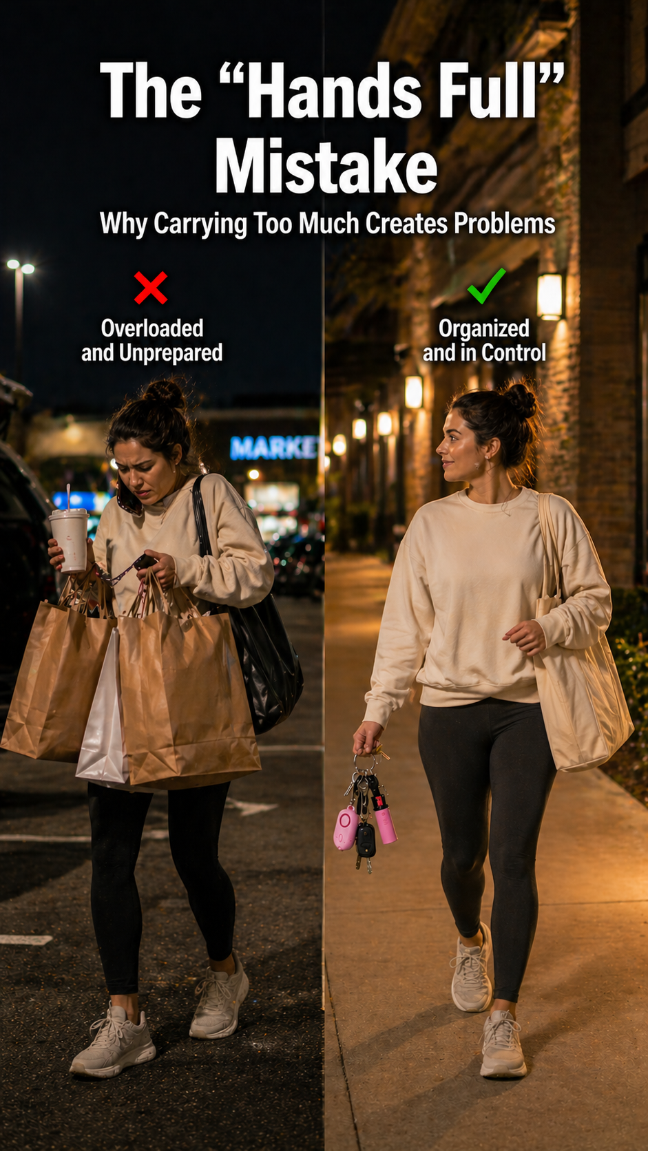 The “Hands Full” Mistake: Why Carrying Too Much Creates Problems