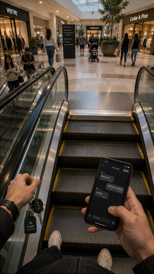 Why You Look Down the Second You Step Onto an Escalator — The Transition-Finished Trap