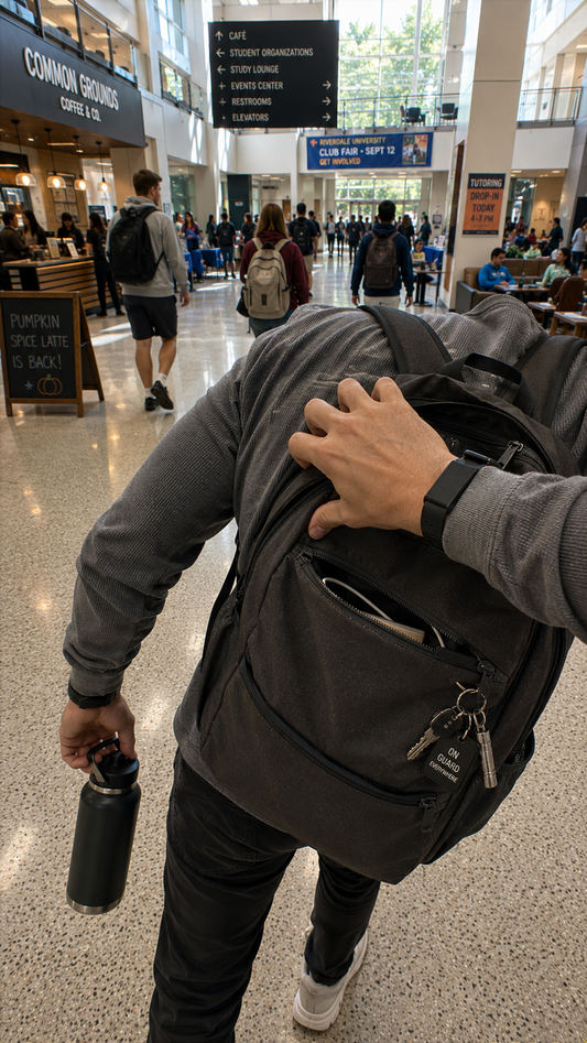 Why You Keep Walking While Reaching Behind You — The Backpack-Check Reflex