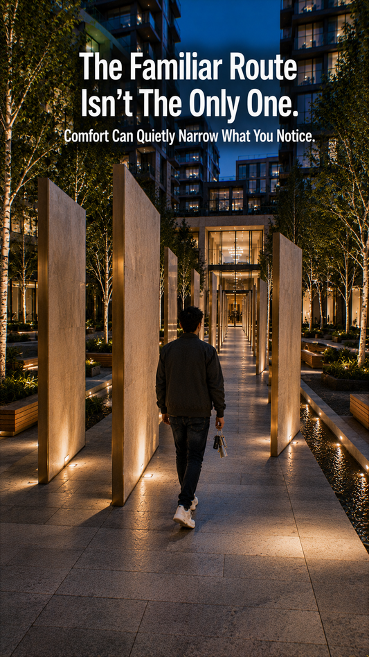 The “Comfort Zone” Effect: Why Familiar Paths Quietly Shrink Your Awareness