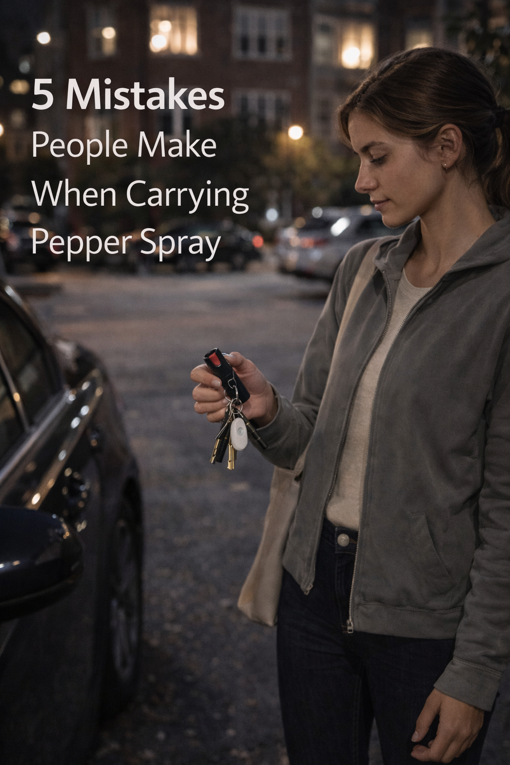5 Mistakes People Make When Carrying Pepper Spray