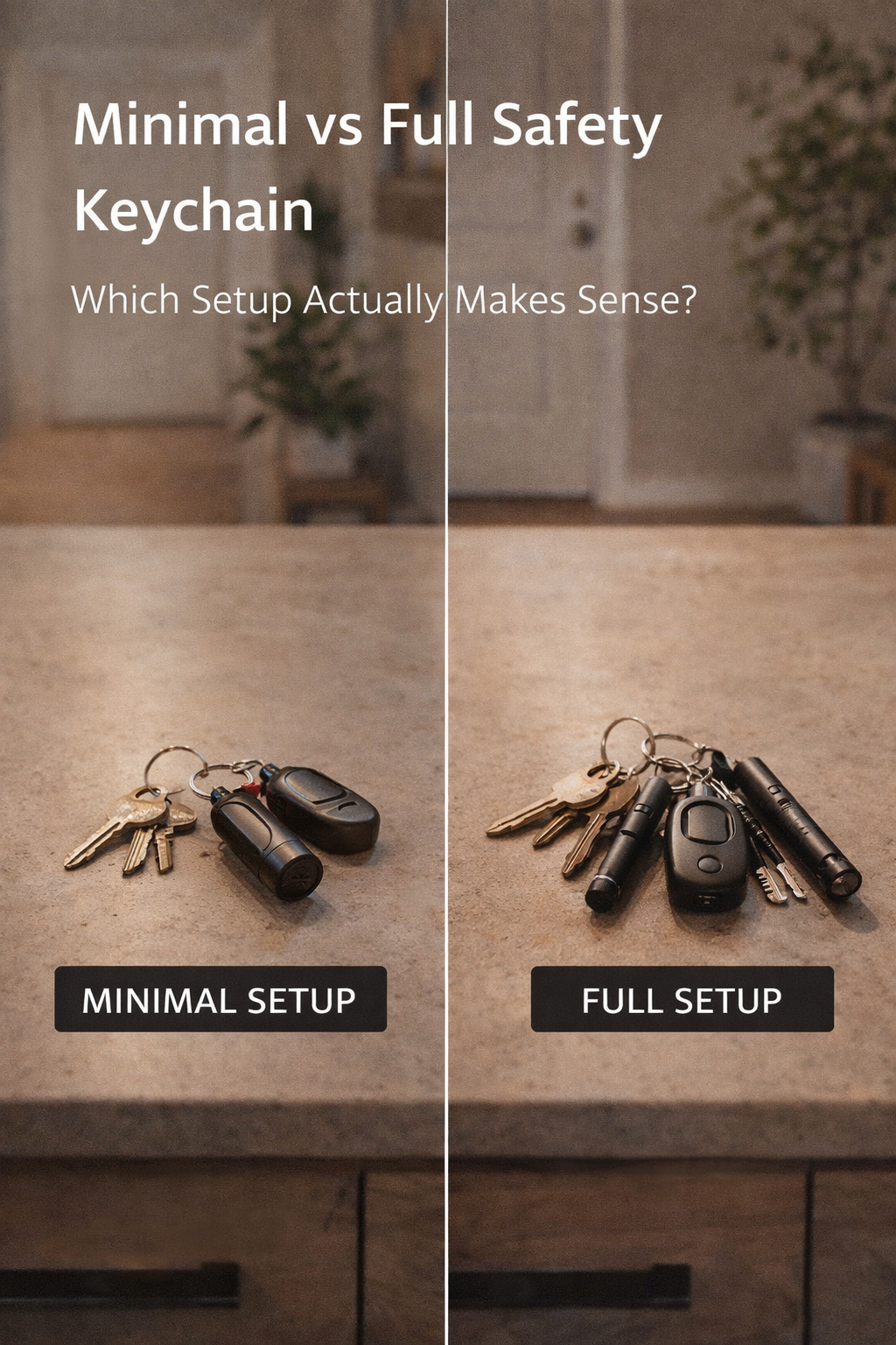Minimal vs Full Safety Keychain: Which Setup Actually Makes Sense?