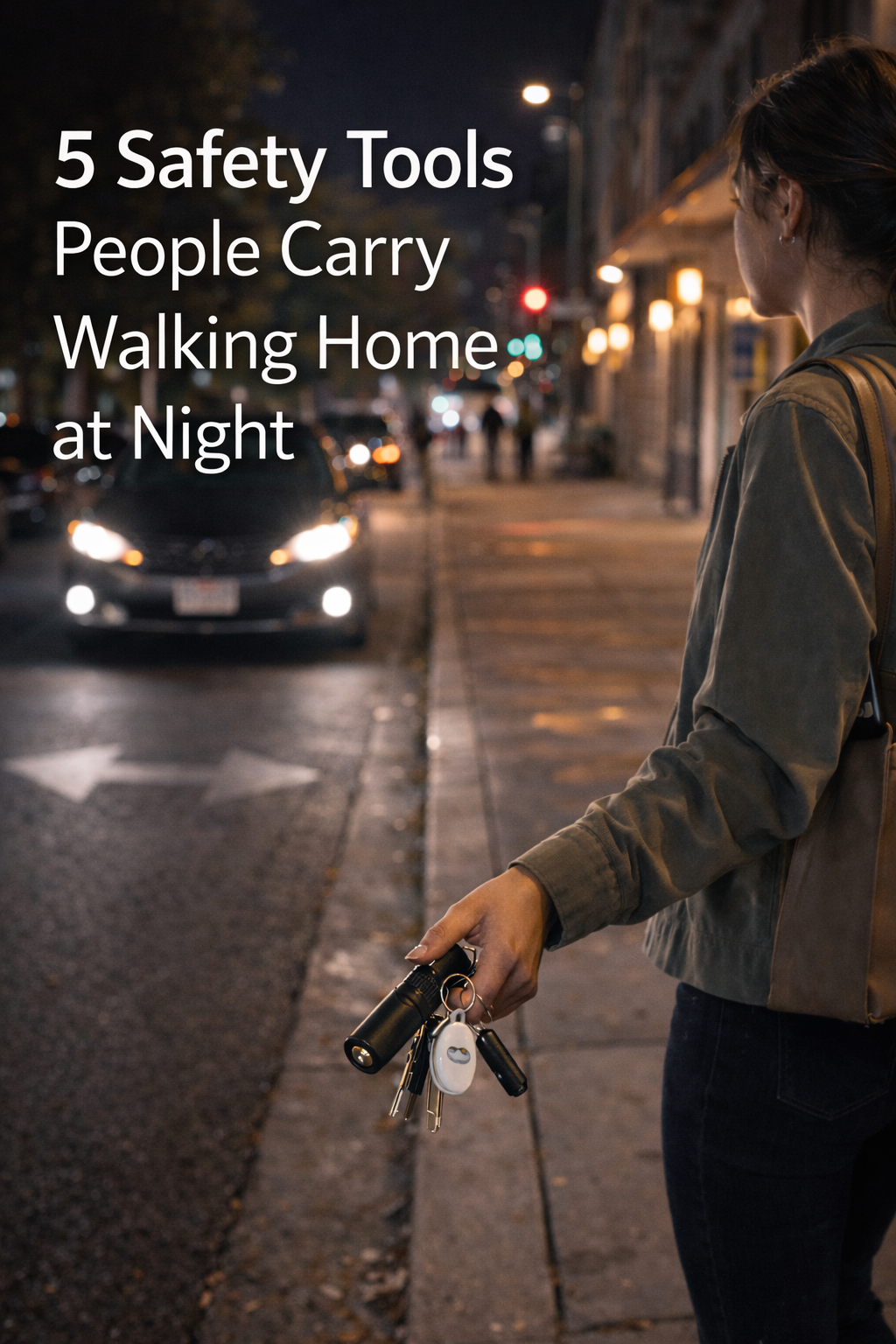 5 Safety Tools People Carry Walking Home at Night