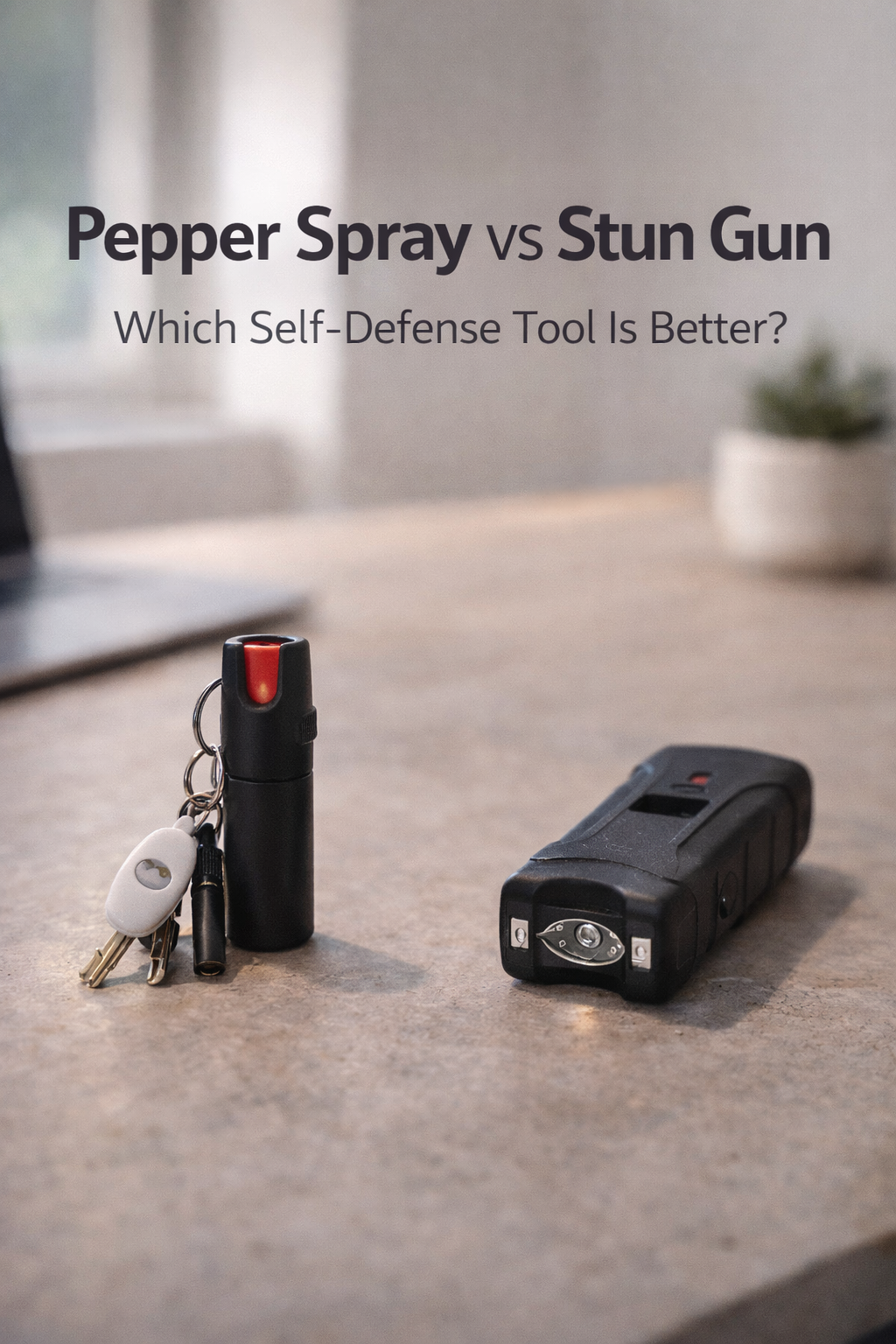 Pepper Spray vs Stun Gun: Which Self-Defense Tool Is Better for Everyday Carry?