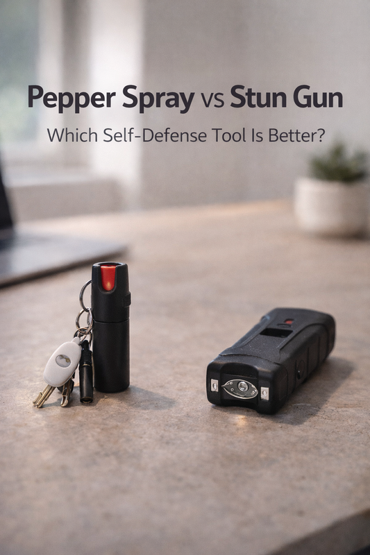 Pepper Spray vs Stun Gun: Which Self-Defense Tool Is Better for Everyday Carry?