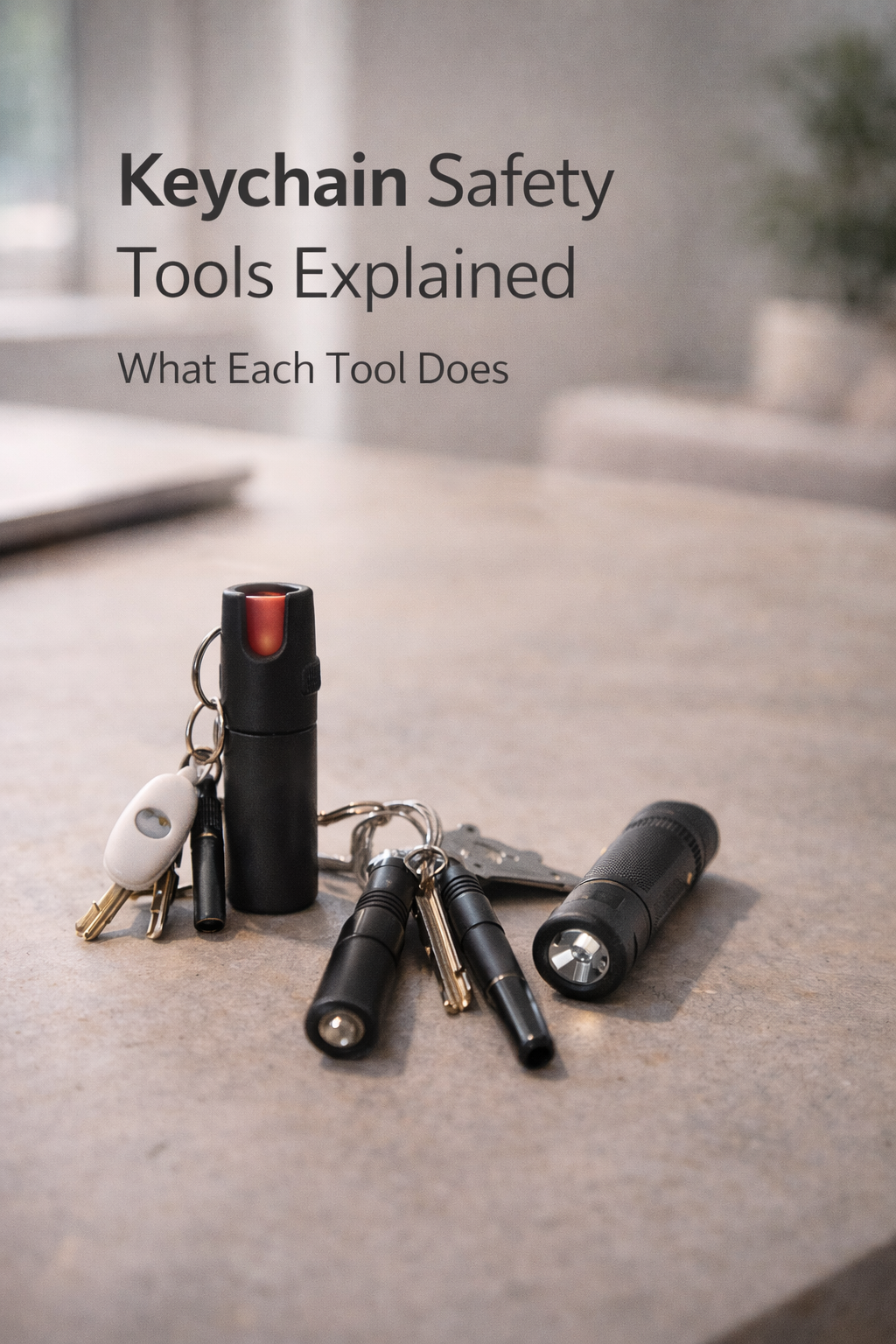 Keychain Safety Tools Explained | What Each Tool Does – On Guard Everywhere