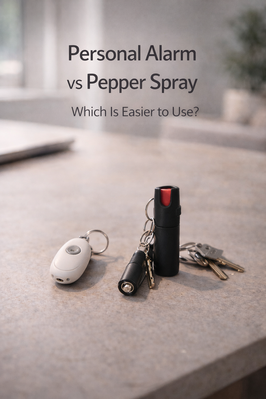 Personal Alarm vs Pepper Spray: Which Safety Tool Is Easier to Use in an Emergency?