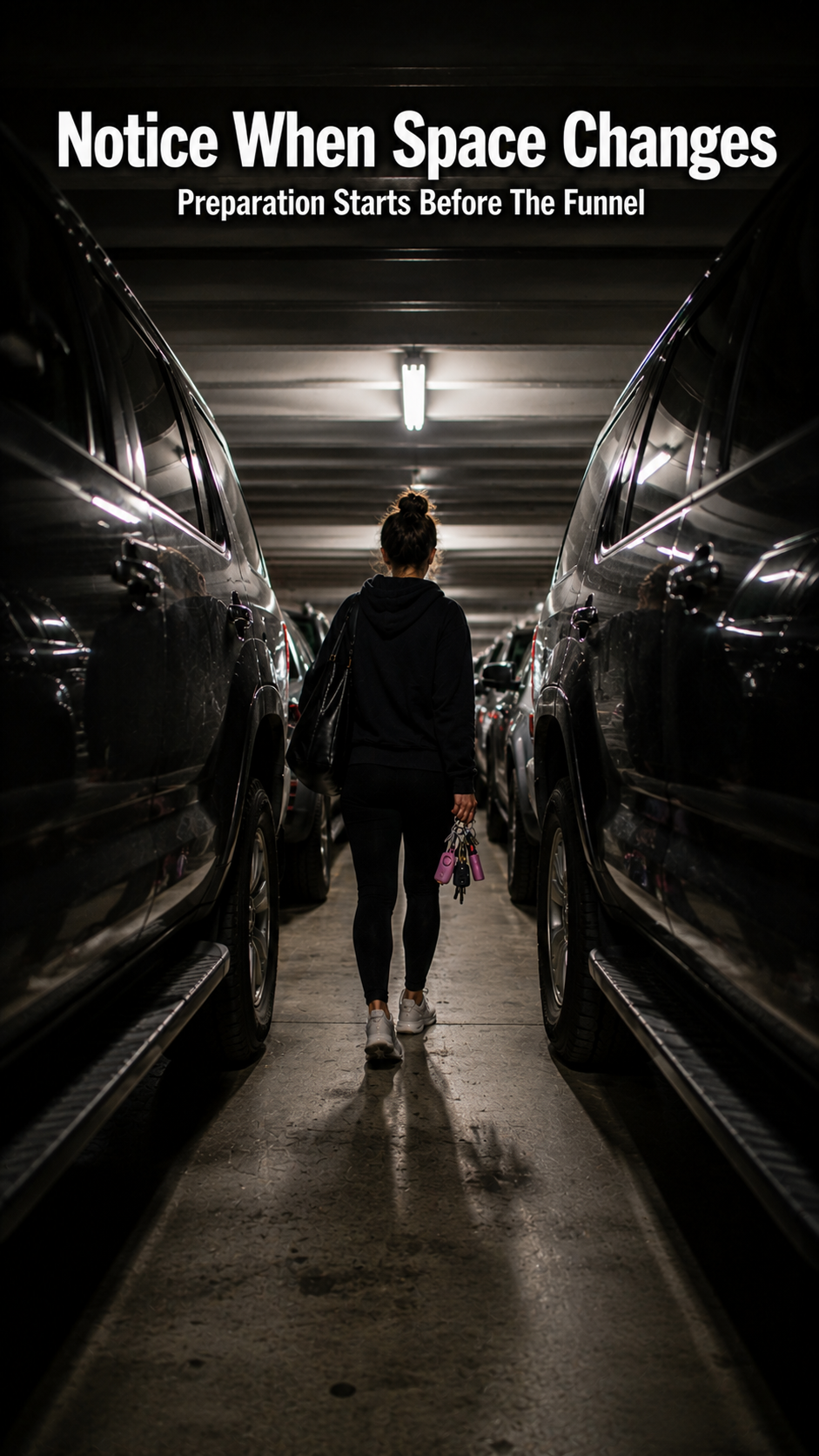 The “Parking Lot Funnel” Problem: Why Narrow Paths Change Your Awareness