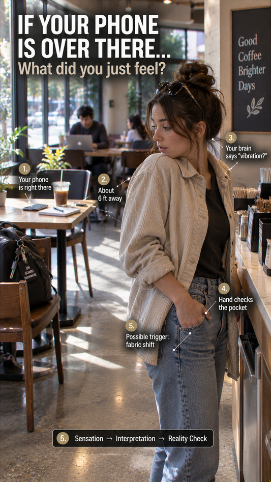 Why You Check Your Pocket Even When Your Phone Never Vibrated — The Phantom Buzz Reflex