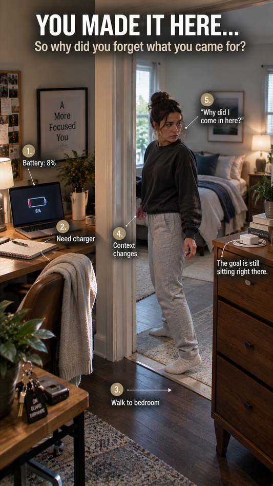Why You Walk Into a Room and Suddenly Forget Why You Went There — The Doorway Reset