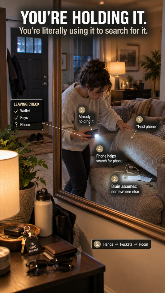 Why You Search for Something That’s Already in Your Hand — The Search-Target Blind Spot