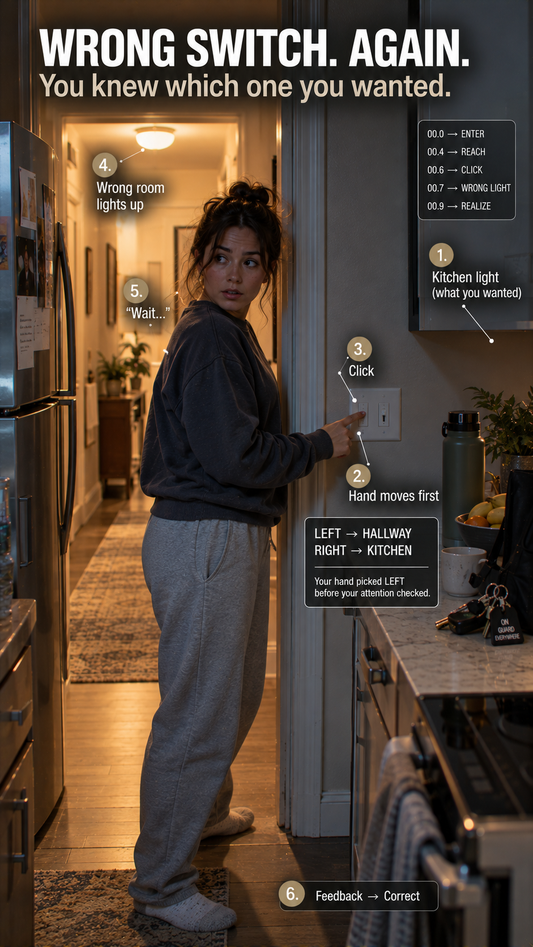 Why You Still Hit the Wrong Light Switch in Your Own House — The Location Habit