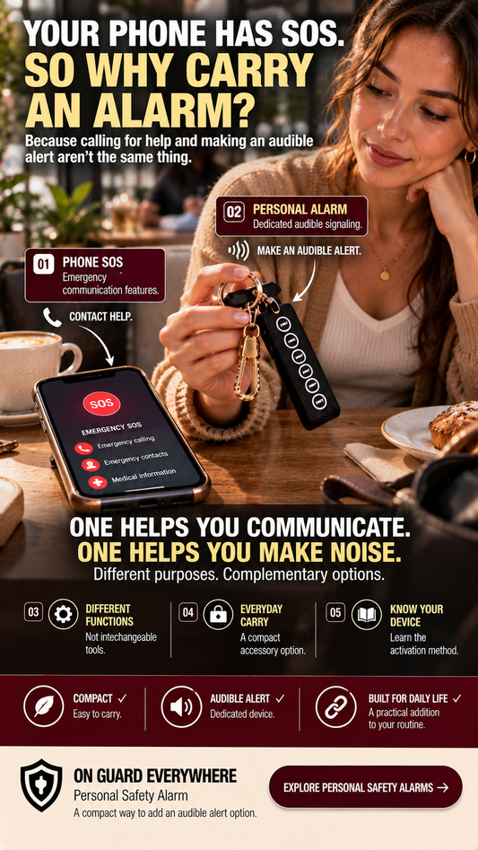 Your Phone Has Emergency SOS. So Why Carry a Personal Safety Alarm?