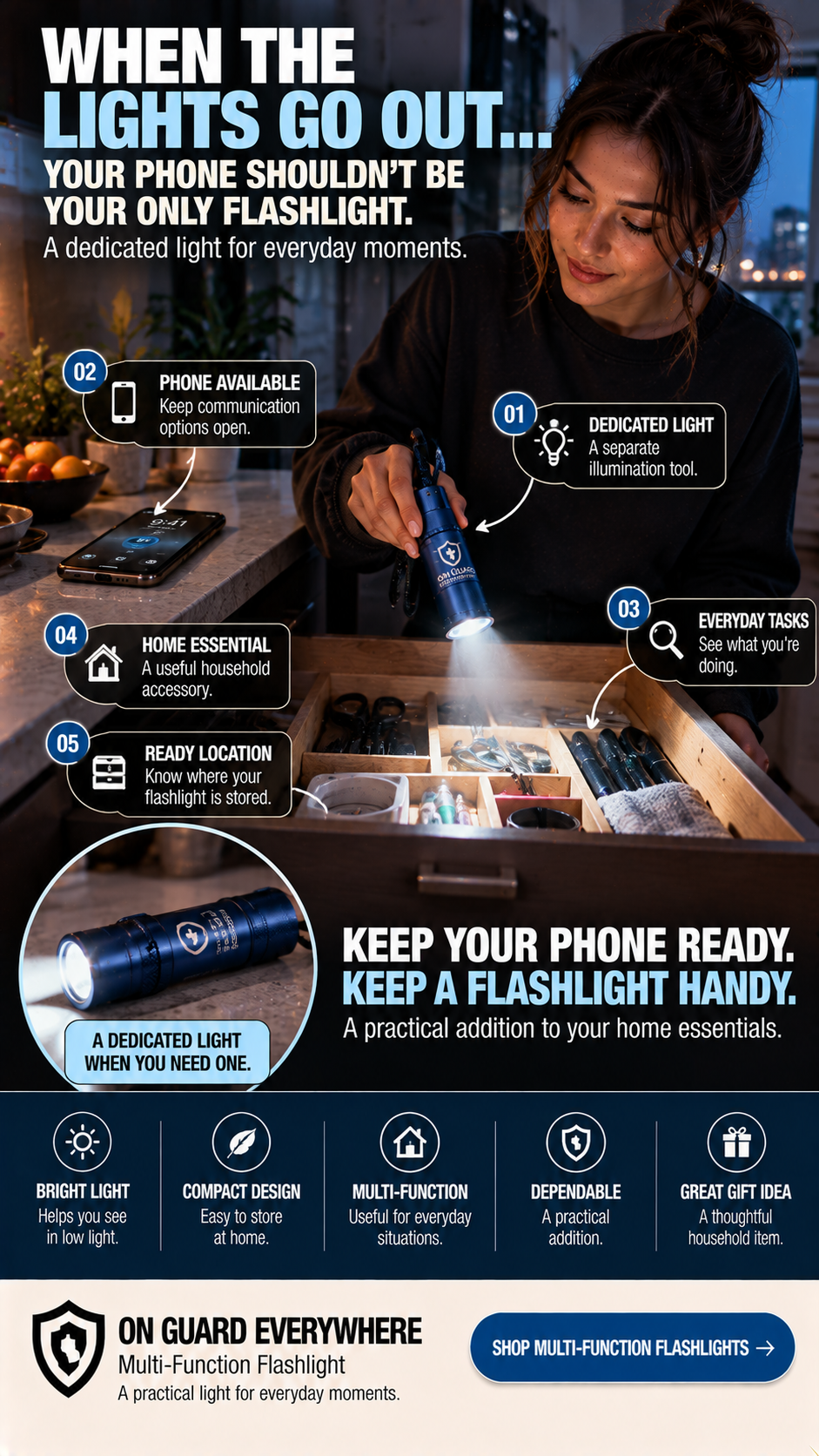 When the Power Goes Out, Your Phone Shouldn't Be Your Only Flashlight