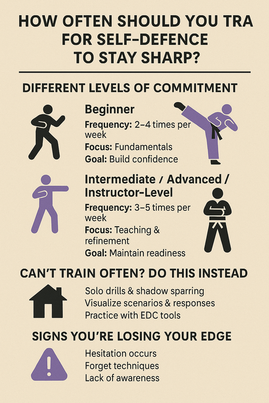 🥋 How Often Should You Train for Self-Defence to Stay Sharp?