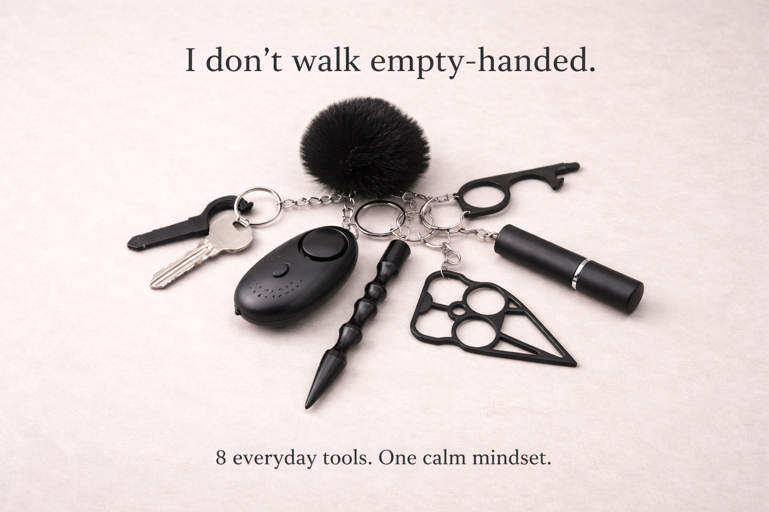 Self-Defense 8-Piece Set | Complete Personal Safety Kit for Protection On Guard Everywhere
